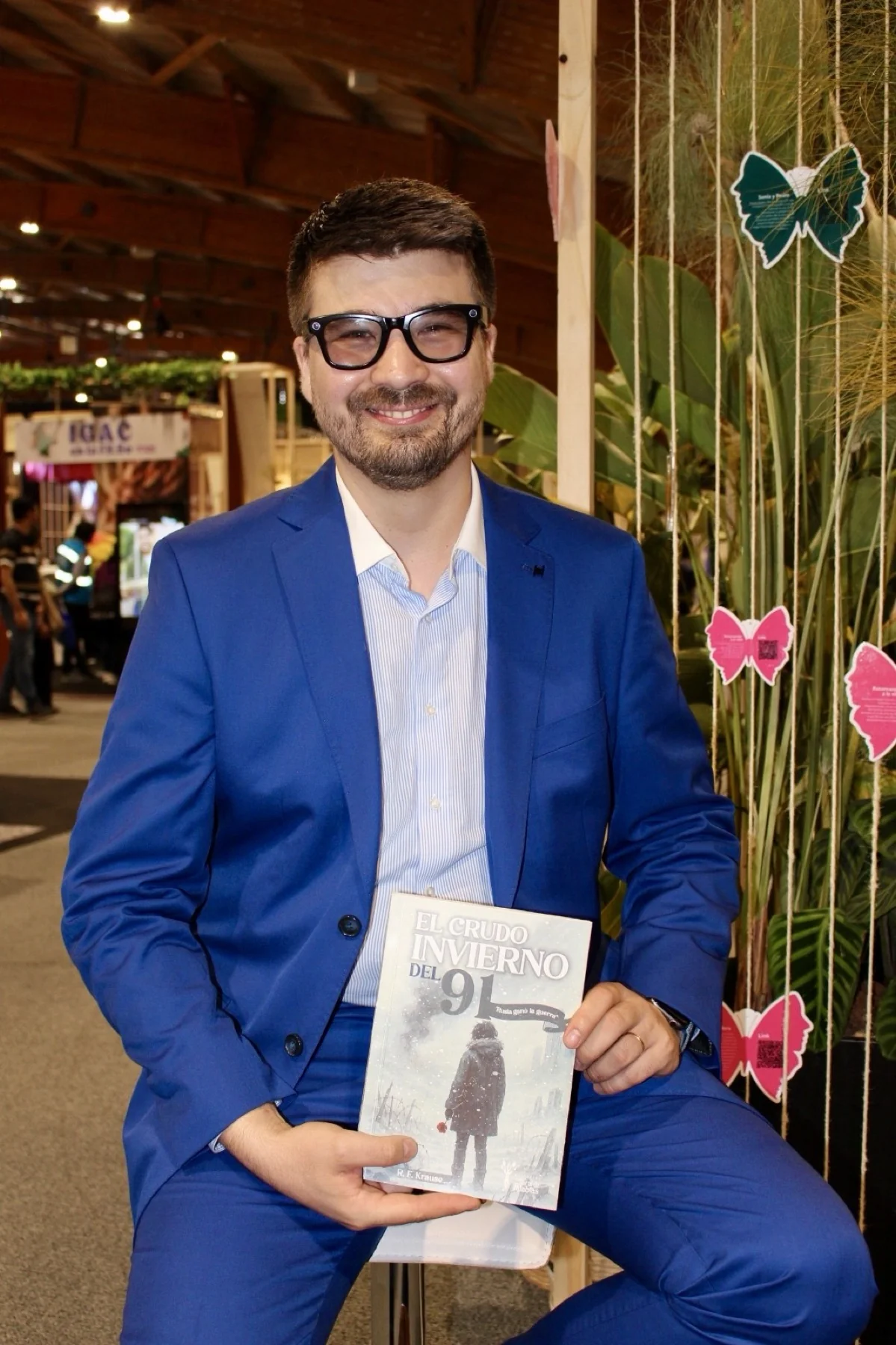 Retrato de Rolando Fryderup, escritor chileno